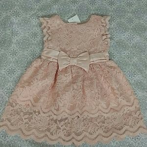 🌷 Peach Zunie Easter Dress